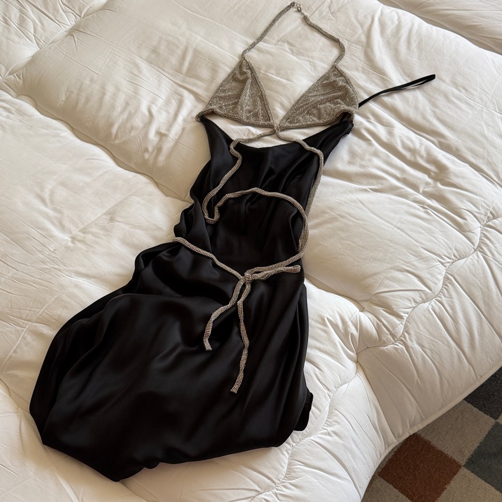 Alexander Wang Crystal Bikini Evening Gown